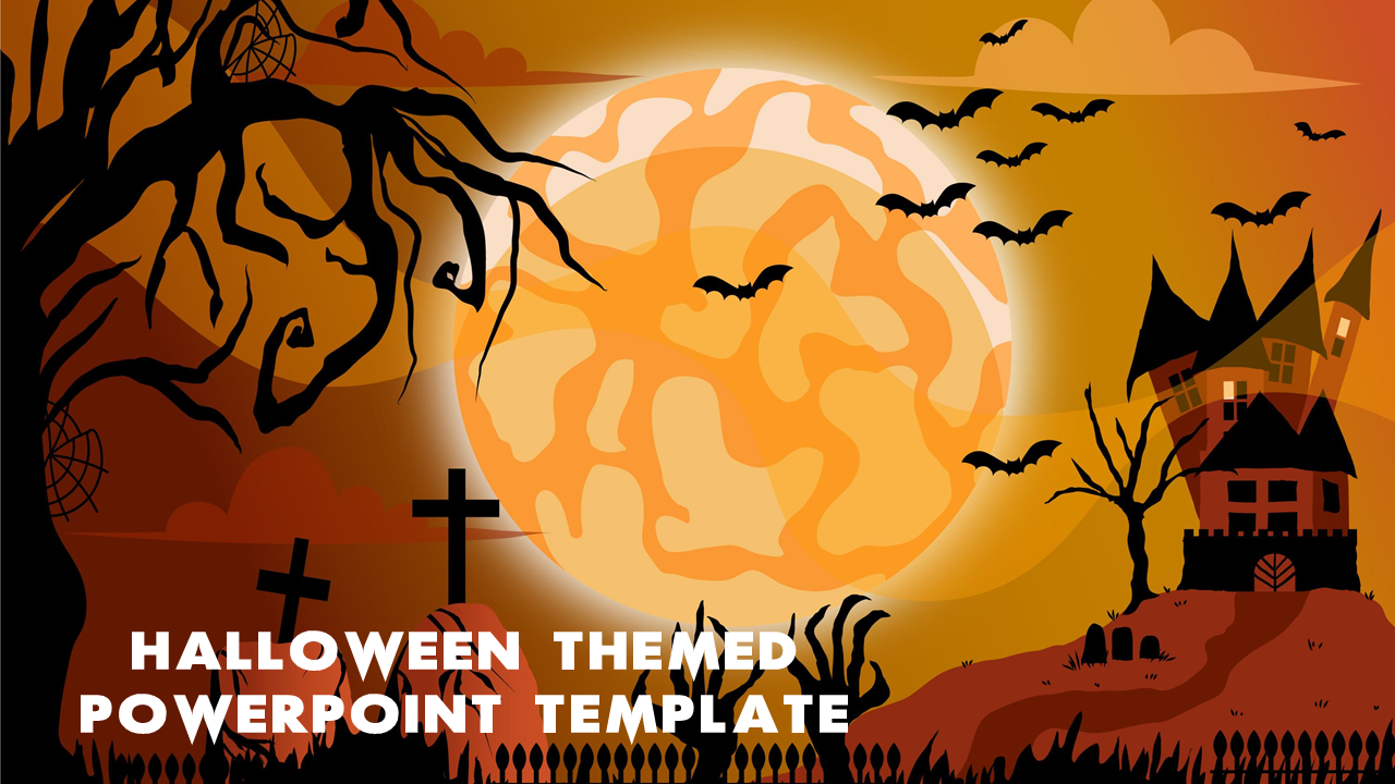 Halloween themed powerpoint template